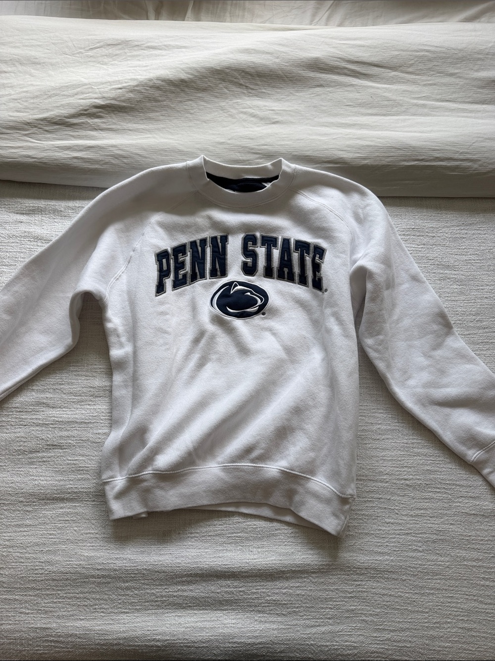 Penn State White Crewneck Sweatshirt - Men's